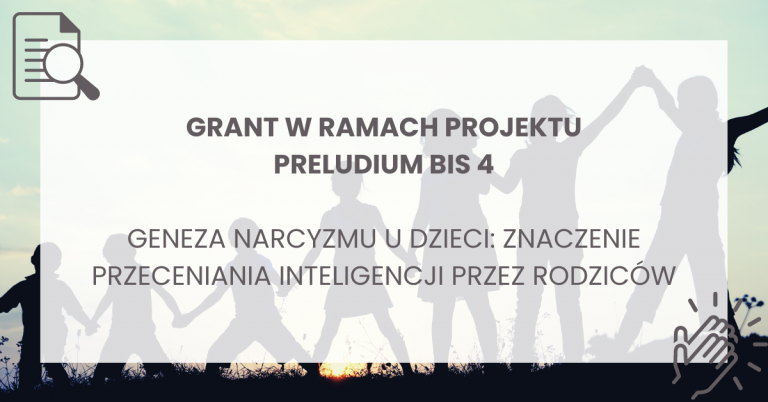 Banner, grant w ramach projektu preludium bis 4